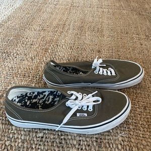Vans Olive Green Sneakers